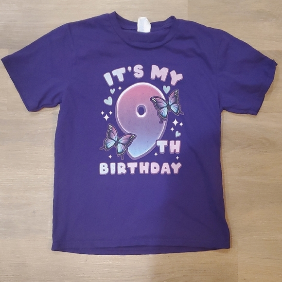Other - Purple Kids 9th Birthday T-Shirt